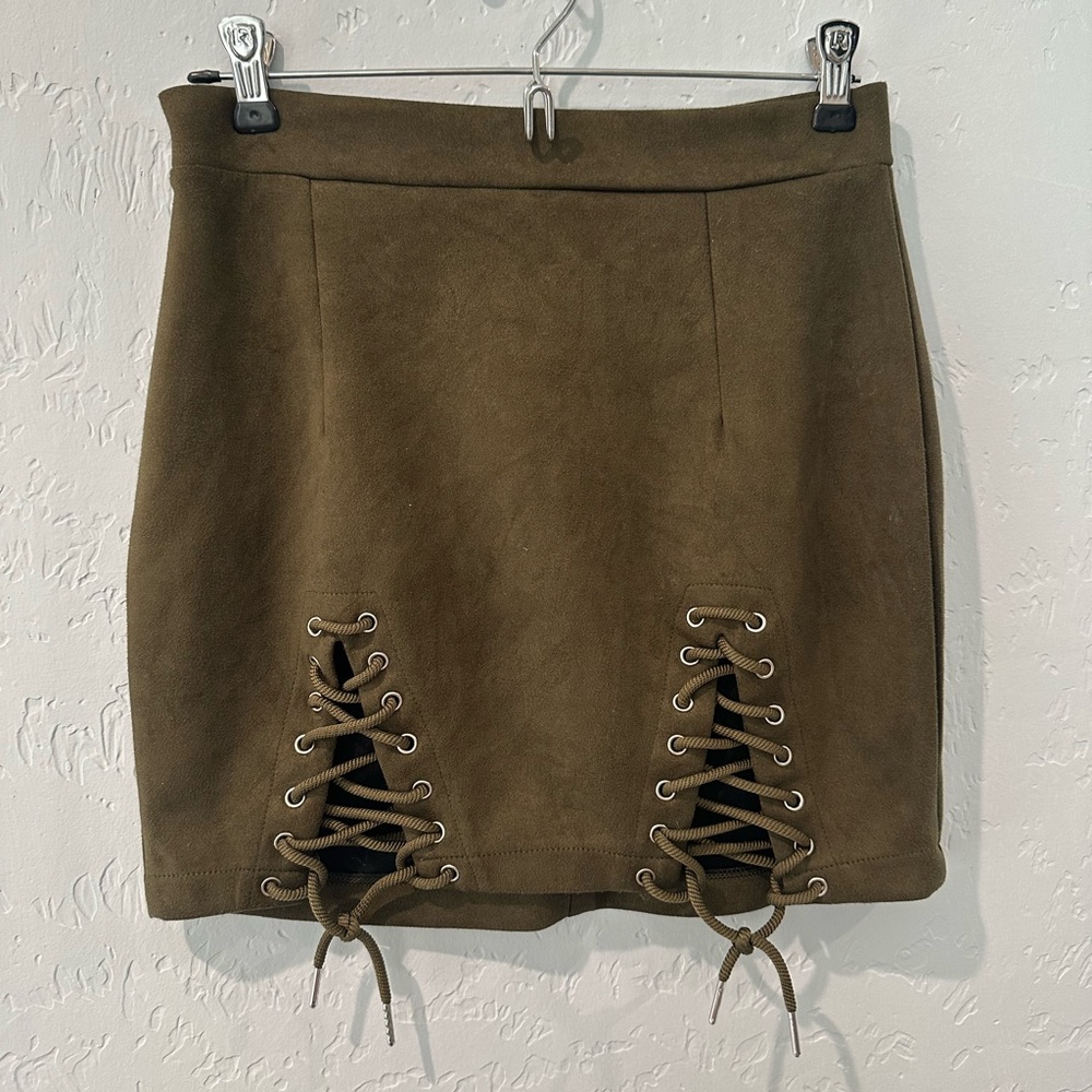 Cowgirl or Boho Skirt with Tie Front